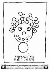 Circle Kreis Shapes sketch template