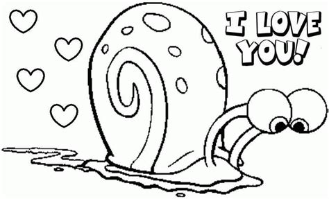 spongebob valentine coloring pages coloring home