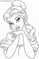Belle Coloring Princess Pages Disney Printables Printable Colouring Choose Board Princesses Drawing sketch template