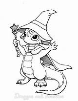 Dragon Coloring Pages Cute Dragons Drawing Magic Choose Board Deviantart Cartoon sketch template