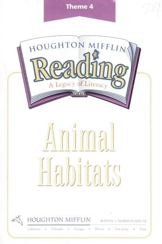 houghton mifflin reading  legacy  literacy  maryann dobeck