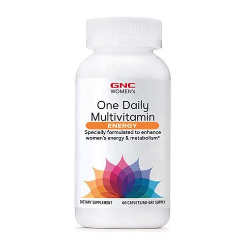 gnc womens  daily multivitamin energy  caplets nutri club