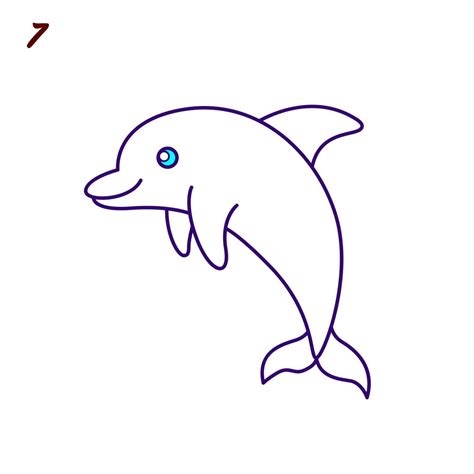 disegnare  delfino facile disegno dei delfini passo passo