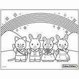 Calico Critters Calicocritters Critter sketch template