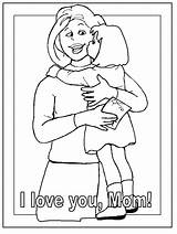 Maman Mother Coloriage Personnages Dessin Muttertag Fathers Ausmalbilder Coloriages sketch template