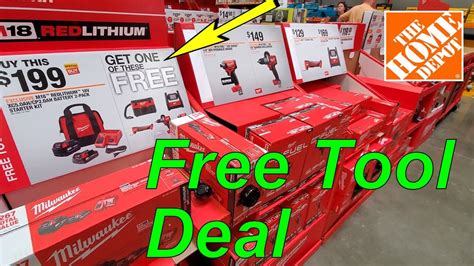 Free Milwaukee Tool Deal Shopping Home Depot Youtube
