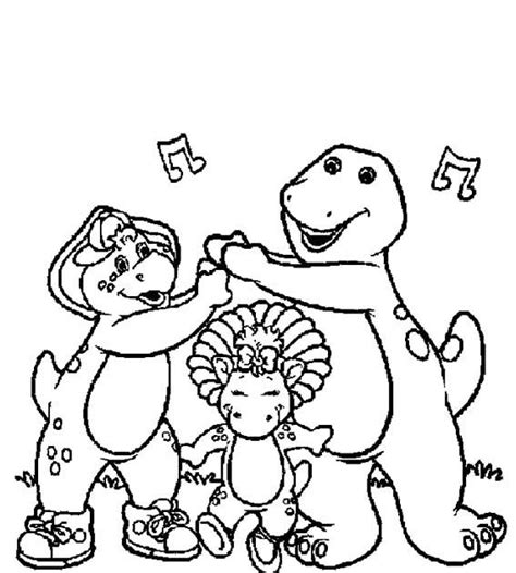 barney birthday coloring pages tedy printable activities