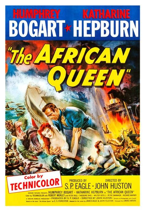 the african queen classic movie poster print home theater