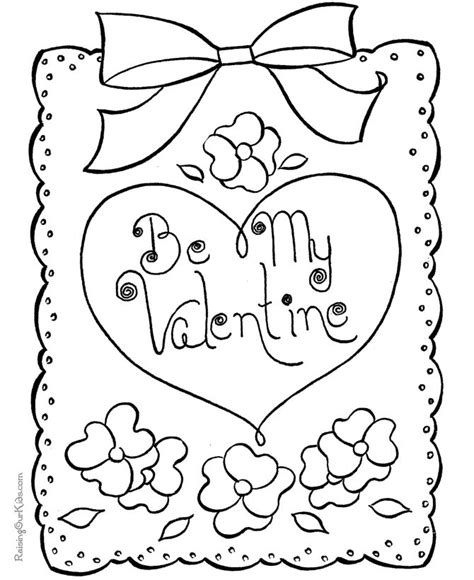 happy valentine day printables  coloring book valentines day