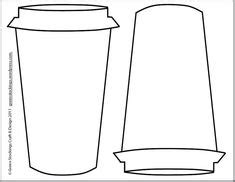 printable coffee cup stencils reading pinterest coffee cup