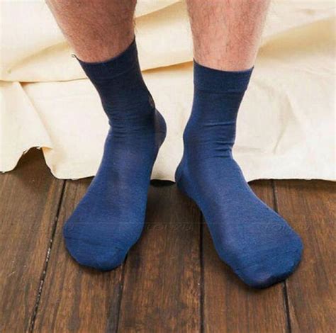 2pairs Mens 100 Silk Socks Mid Calf Men S A Lot Socks Solid Free Pandp