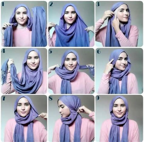 contoh tutorial hijab elegan  pesta terbaru  kumpulan contoh
