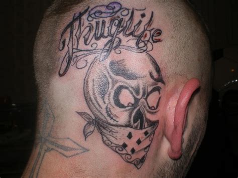 thug tattoo images and designs