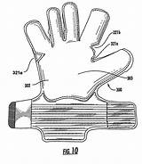 Patents Glove Soccer sketch template
