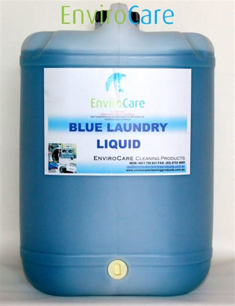 blue laundry liquid envirocare cleaning products