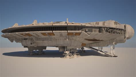 stinsons   star wars blog millennium falcon exterior details