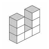 Cubes Coloring Svg Isometric Related sketch template