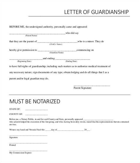 notarized letter templates  sample  format notary lettermple