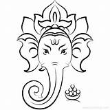 Ganesha Xcolorings Skate Ganesh 77k Lord sketch template