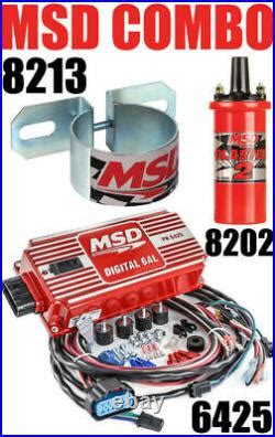 msd al ignition kit digital box  blaster  coil  mounting bracket  ignition coil kit