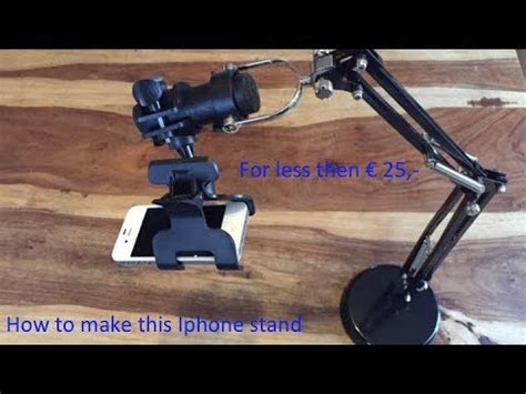diy iphone stand  filming hands  work youtube