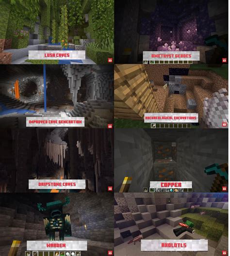 The Underground Additions Of The Cave Update Minecraft