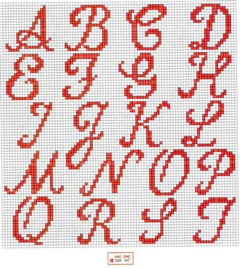 cantinho bordado alfabeto de ponto cruz