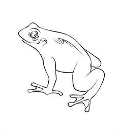 frog shape templates crafts colouring pages animal templates