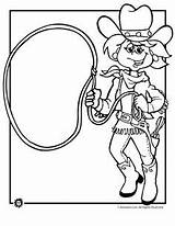 Coloring Pages Western Cowboy Cowgirl Vbs Theme Crafts Rodeo Sheets Farm Church Animal Party Book Girls Hoedown Cowboys sketch template