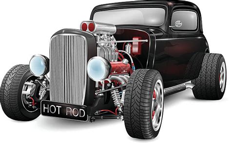 royalty free hot rod clip art vector images and illustrations istock