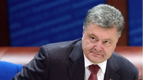 ukraine putin aide brands poroshenko nazi ahead of eu deal bbc news