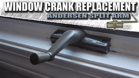 andersen window crank replacement window crank repair