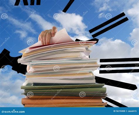 busy time stock photo image  paperwork pressure trade