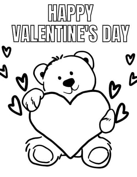 valentines day coloring page   coloring home