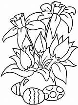 Ausmalbilder Osterblumen Flori Primavara Narzisse Colorat Ausmalbild Pascua Daffodils Planse Cu Ostern Narciso Vorlage Multe Gasiti Universdecopil sketch template