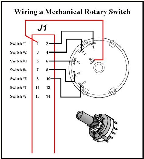lovely  position rotary switch wiring diagram