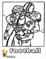 Coloring Football Pages Cowboys Osu Game Popular Crafts Library sketch template