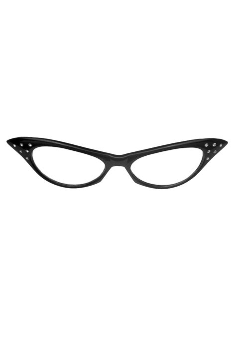 black vintage cat eye glasses 1950s glasses