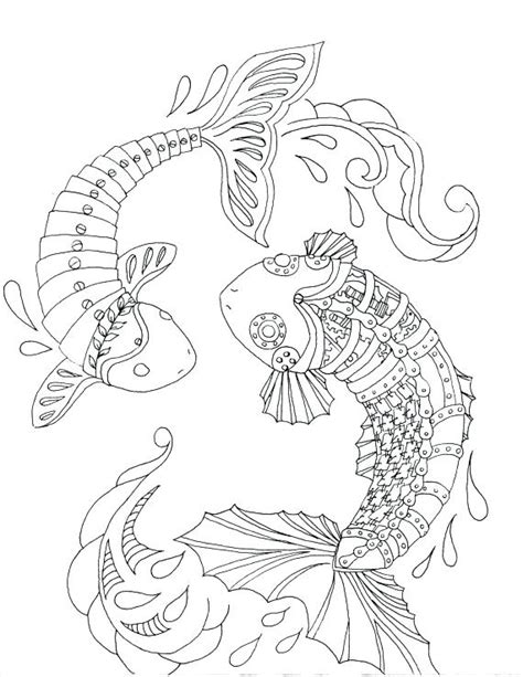 koi coloring pages  adults  getcoloringscom  printable