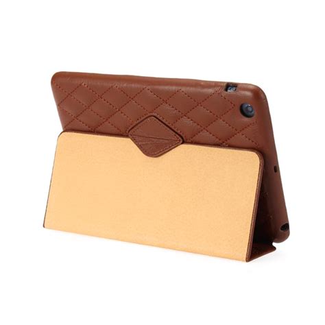 quilted genuine leather smart cover case ipad mini black jison ipad cases touch  modern