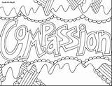 Coloring Pages Word Compassion Printable Words Kids Adult Drawing Sheets Therapeutic Quotes Cool Doodle Therapy Christmas Language Colouring Arts Rattlesnake sketch template