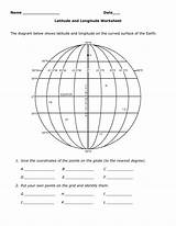 Latitude Longitude Worksheet Worksheets Grade Practice Social 6th Using Map Key Geography Answer Skills School Studies Name Lines Print Earth sketch template