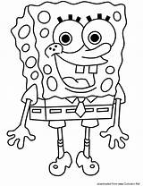 Spongebob Pages Coloring Squarepants Colorator Drawing Soloring sketch template