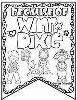 Dixie Because Winn Book Project Banner sketch template