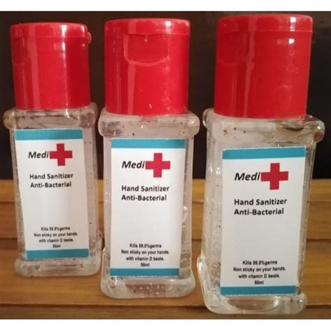 Anti Bacterial Hand Sanitizer 50ml Pack Of 3 Medi Plus Buyon Pk