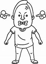 Angry Coloring Face Pages Anger Bad Drawing Person Man Mad Cartoon People Printable Kids Color Inside Getdrawings Guys Clipartmag Wecoloringpage sketch template