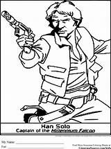 Coloring Pages Wars Star Han Solo War Chewbacca Strikes Empire Back French Indian Sheet Lego Book Clipart Luke Jabba Hutt sketch template