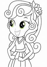 Coloring Pony Pages Equestria Little Girls Printable Belle Sweetie Kids Clipart Color Pinkie Pie Sunset Shimmer Print Girl Apple Refrigerator sketch template