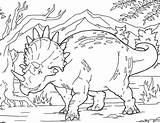 Triceratops Printables Brontosaurus Lou sketch template