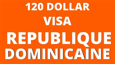 Visa Republique Dominicaine Visa République Dominicaine Prix Youtube